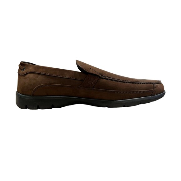 Dr. Scholls Studio Series Men\'s Brown Nubuck Columbia Moccasin Loafers  Size 12 main image 8
